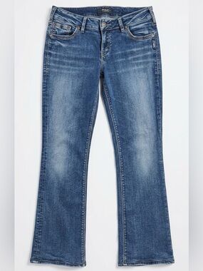 Silver Jeans Suki Mid Rise Slim Bootcut Blue Denim Jeans Women’s W31 L33
